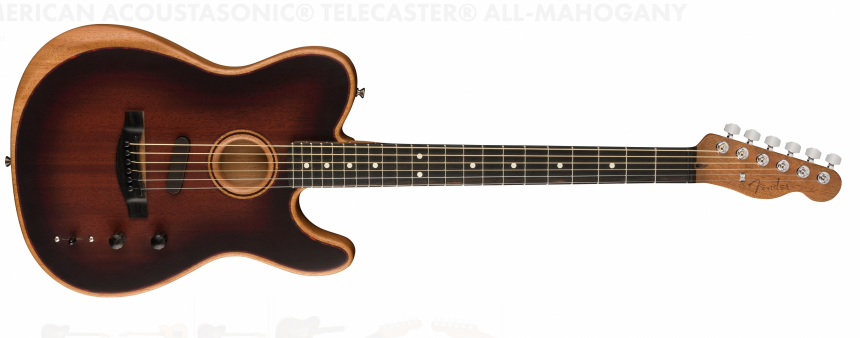 AMERICAN ACOUSTASONIC® TELECASTER® ALL-MAHOGANY